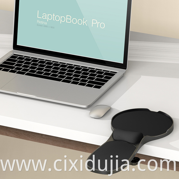 plastic portable arm rest with mouse pad